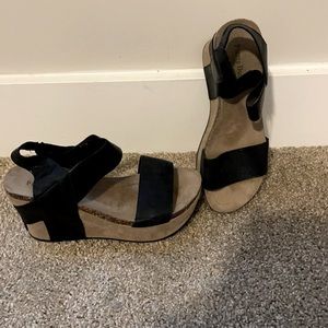8.5 Pierre Dumas Black Sandals (worn once!)